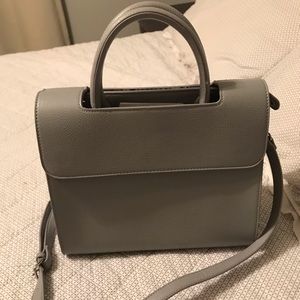 Gray crossbody/handbag
